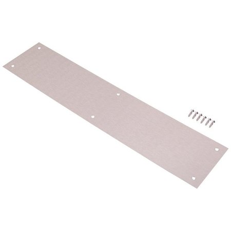 PROSOURCE Push Plate 3-1/2X15In Sat Nic 32238TNB-PS